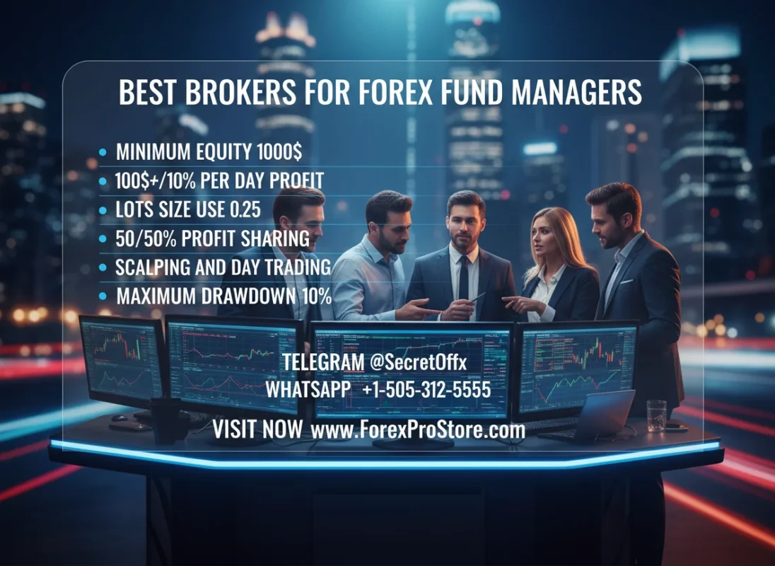 best brokers for forex fund managers