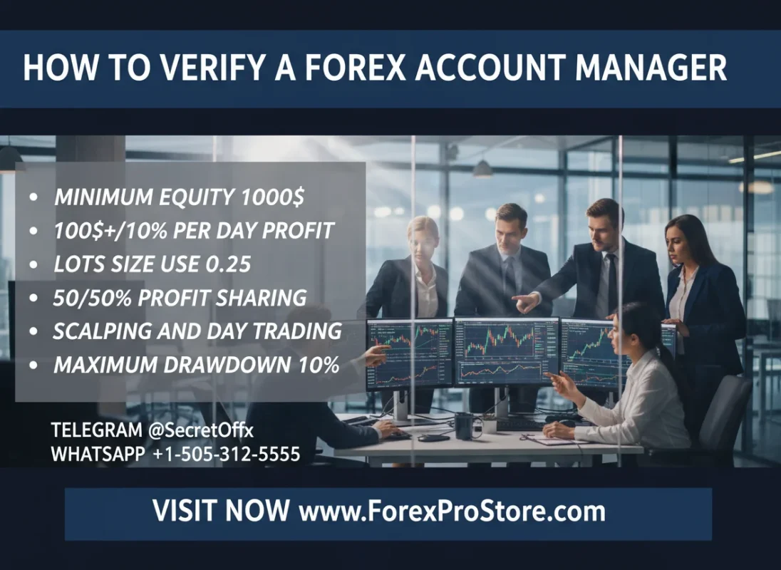 how to verify a forex account manager